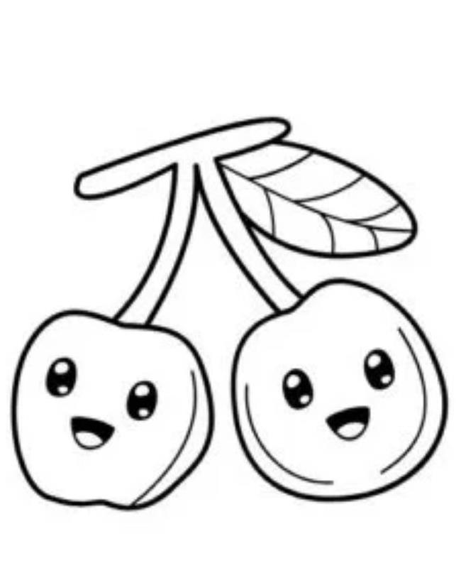 Tô Màu Quả Cherry