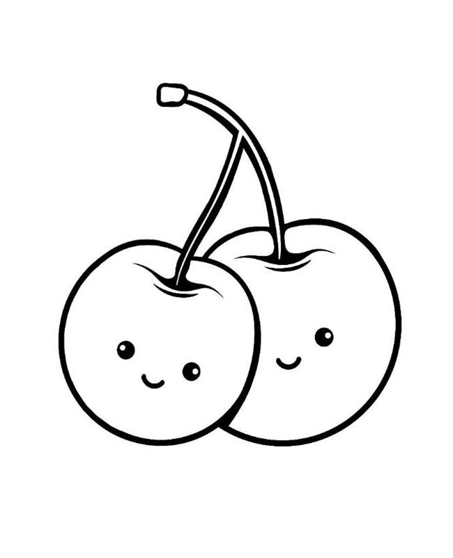 Tô Màu Quả Cherry