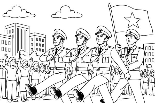 Tải Miễn Phí 66+ Tranh Tô Màu Chú Bộ Đội Đẹp Nhất Cho Trẻ Tập Tô