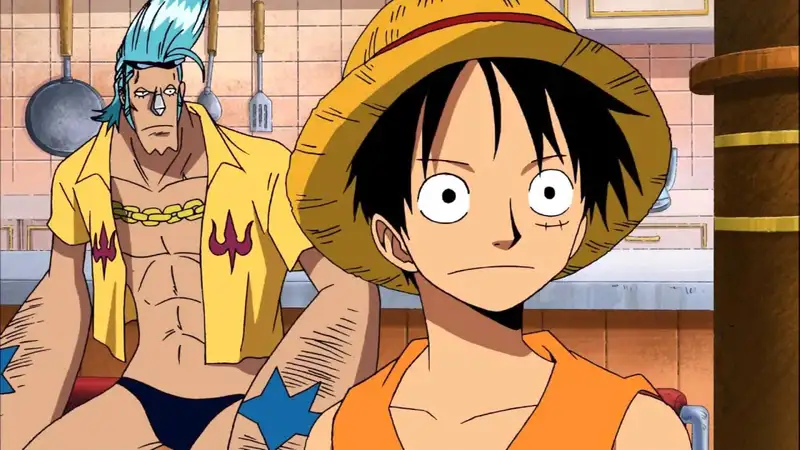 Hình ảnh Franky và Luffy