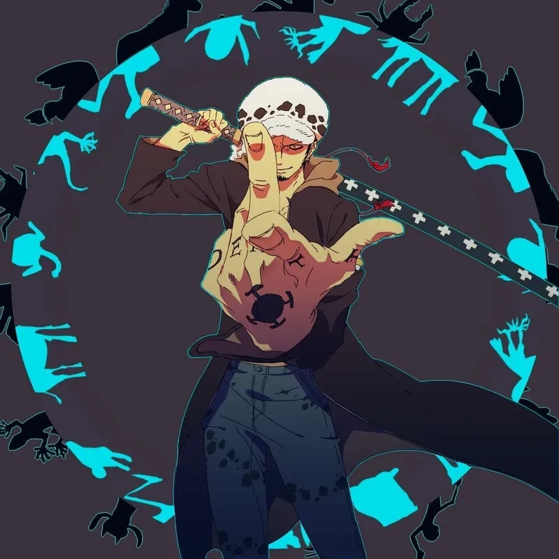 Trafalgar D Water Law Katana thanh kiếm Kikoku huyền thoại của thầy thuốc tử thần