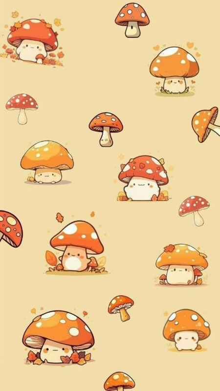 Khám phá hình nền nấm cute cho điện thoại