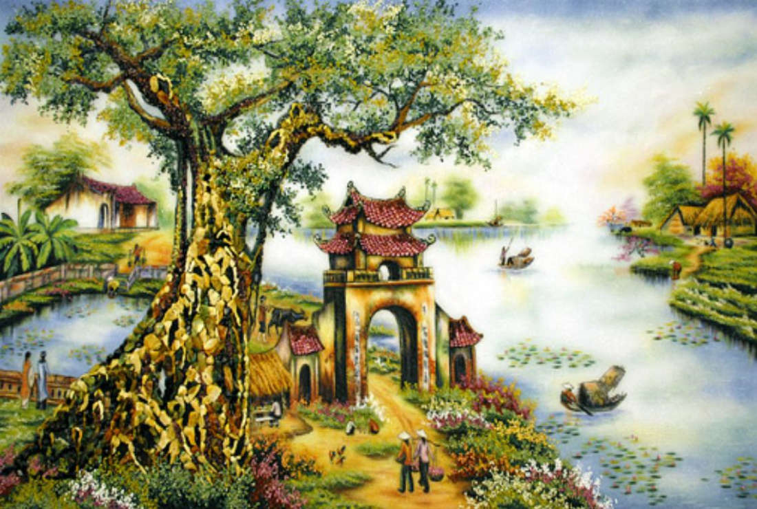 Tổng hợp hình vẽ cây đa đơn giản