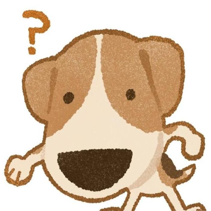 Hình ảnh chó cún ngu chibi