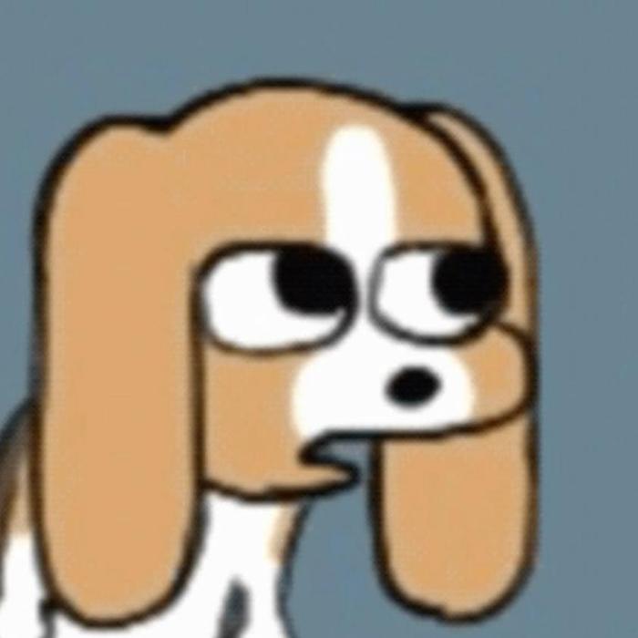 Hình ảnh chó cún ngu chibi