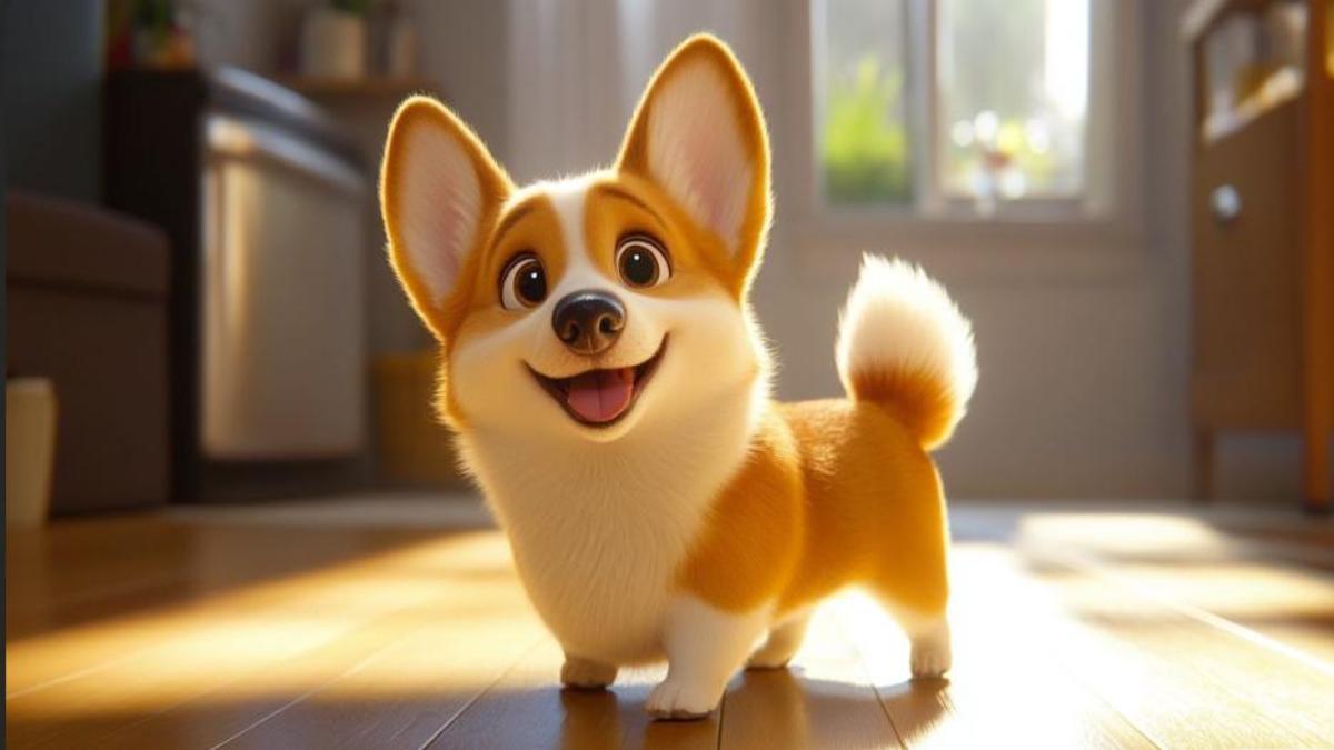 Hình nền chó anime cute cho máy tính full HD 
