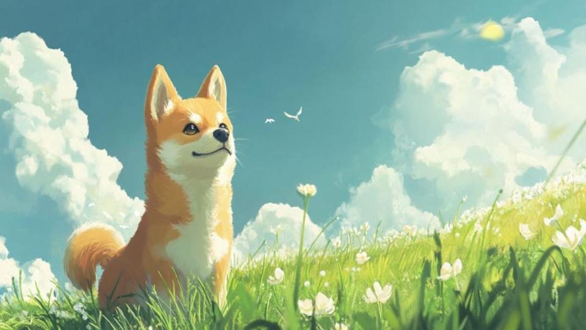 Hình nền chó anime cute cho máy tính full HD 