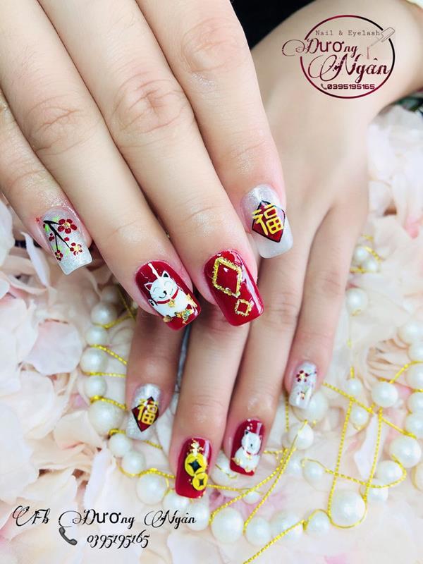 Mẫu móng tay tết 2023