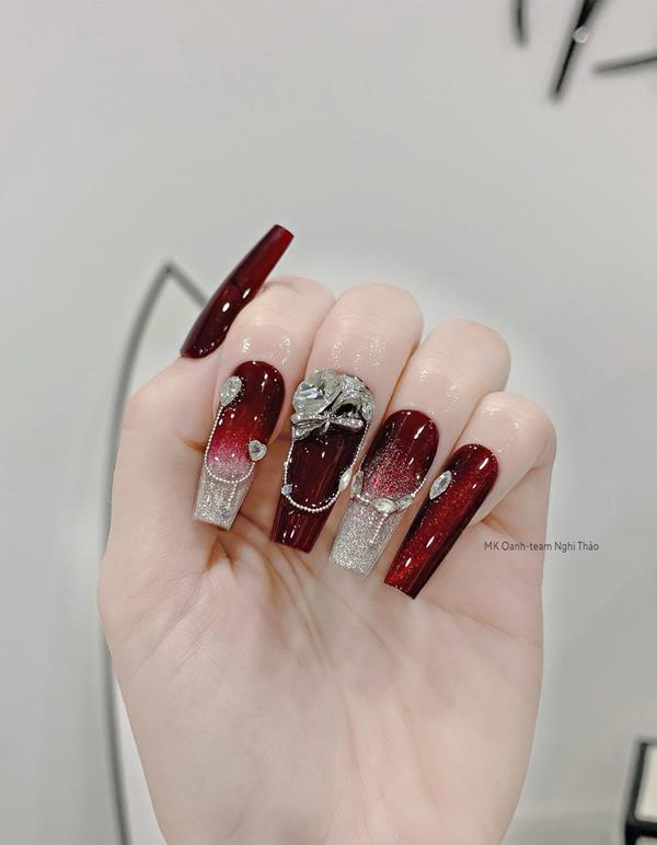 Bộ 8088+ Mẫu Nail Tết Màu Đỏ – Nail Đẹp Mang Lại May Mắn & Tài Lộc Năm Mới